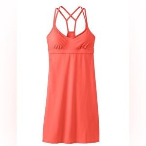 Athleta Coastline Swim Dress Light Coral Sunset